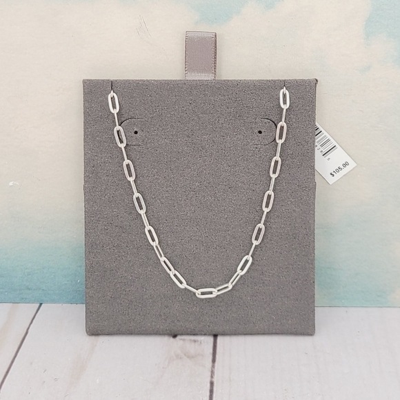 Kendra Scott Paperclip Chain Anklet - Picture 1 of 8